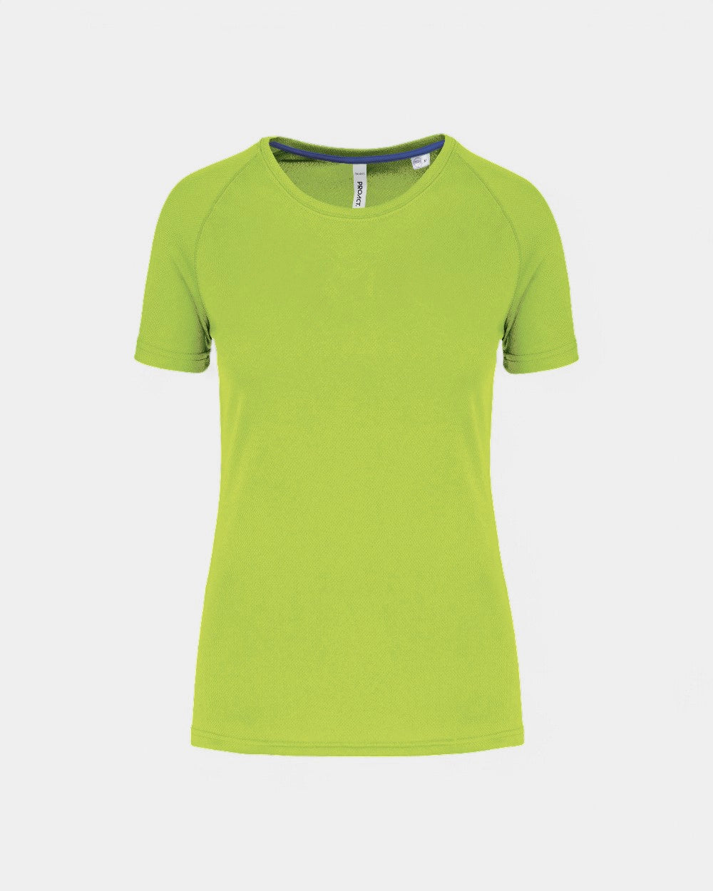 Recyceltes Damen-Sport-T-Shirt zum Personalisieren - Lime