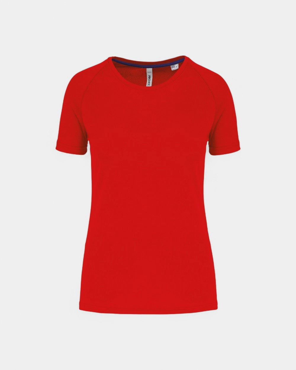 Recyceltes Damen-Sport-T-Shirt zum Personalisieren - Rot