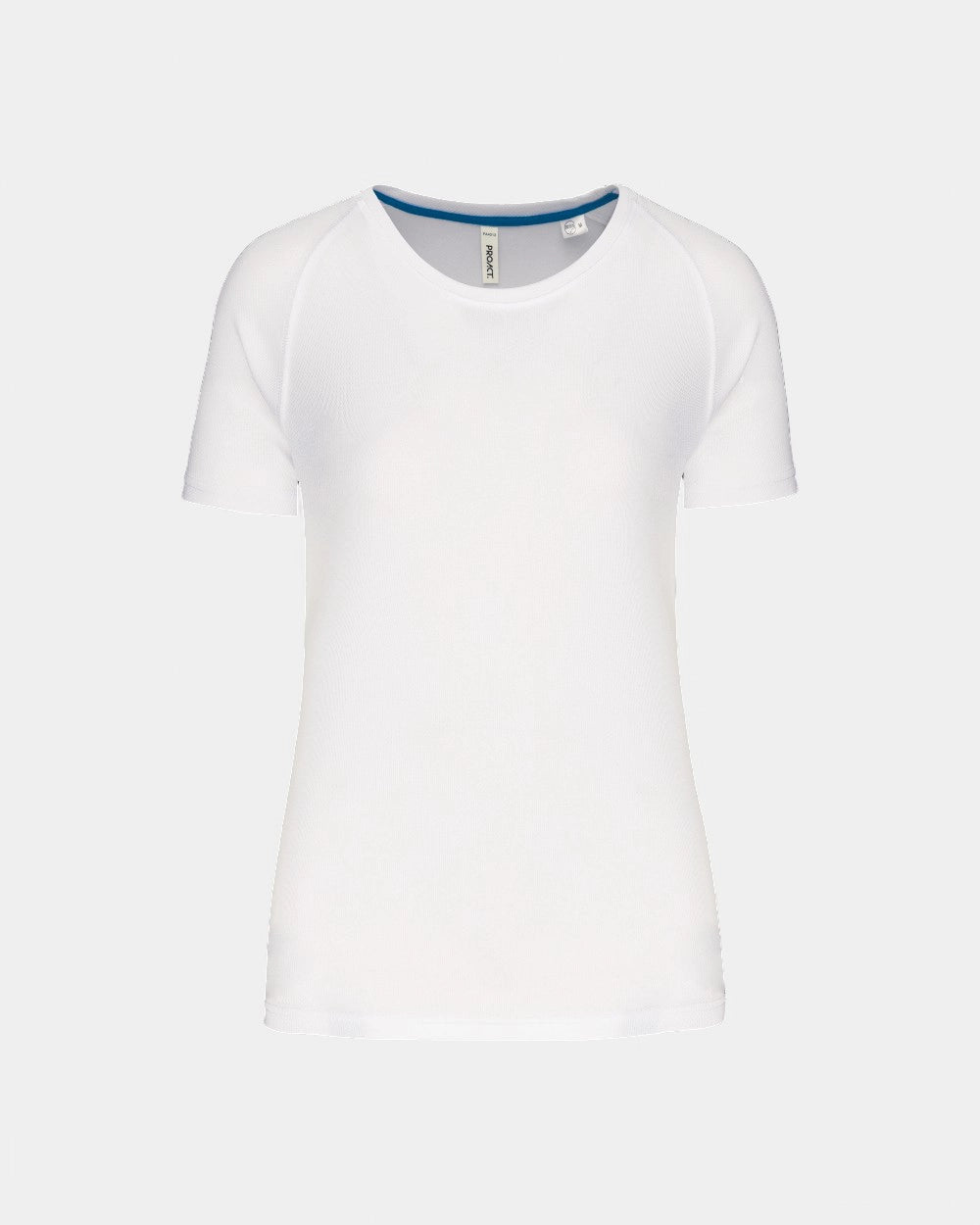Recyceltes Damen-Sport-T-Shirt zum Personalisieren - Weiß