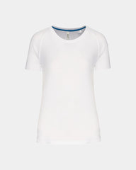 Recyceltes Damen-Sport-T-Shirt zum Personalisieren - Weiß
