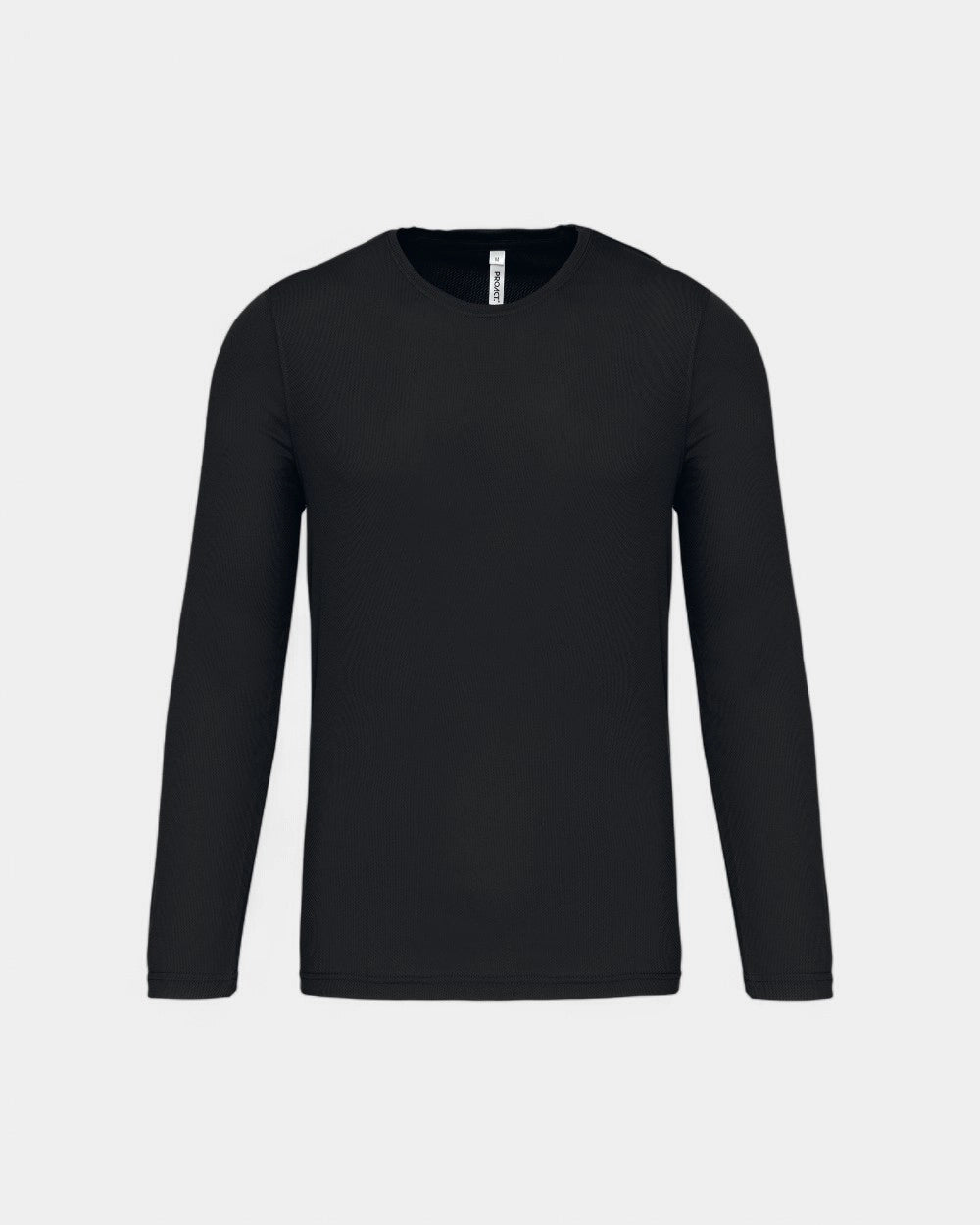 Sport-Langarmshirt für Herren zum Personalisieren - Schwarz