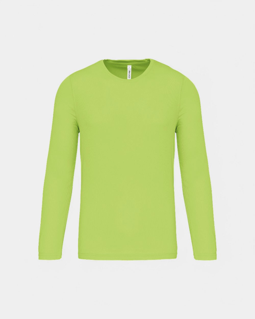 Sport-Langarmshirt für Herren zum Personalisieren - Lime