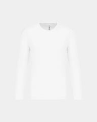 Sport-Langarmshirt für Herren zum Personalisieren - Weiß