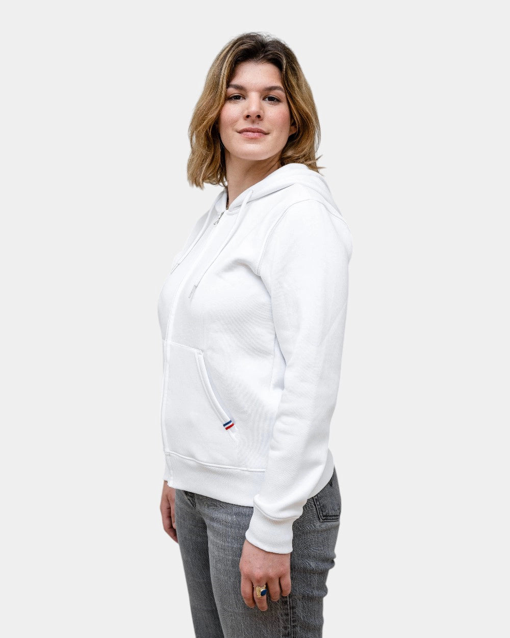 Damen-Zip-Hoodie aus Fleece zum Personalisieren - 1