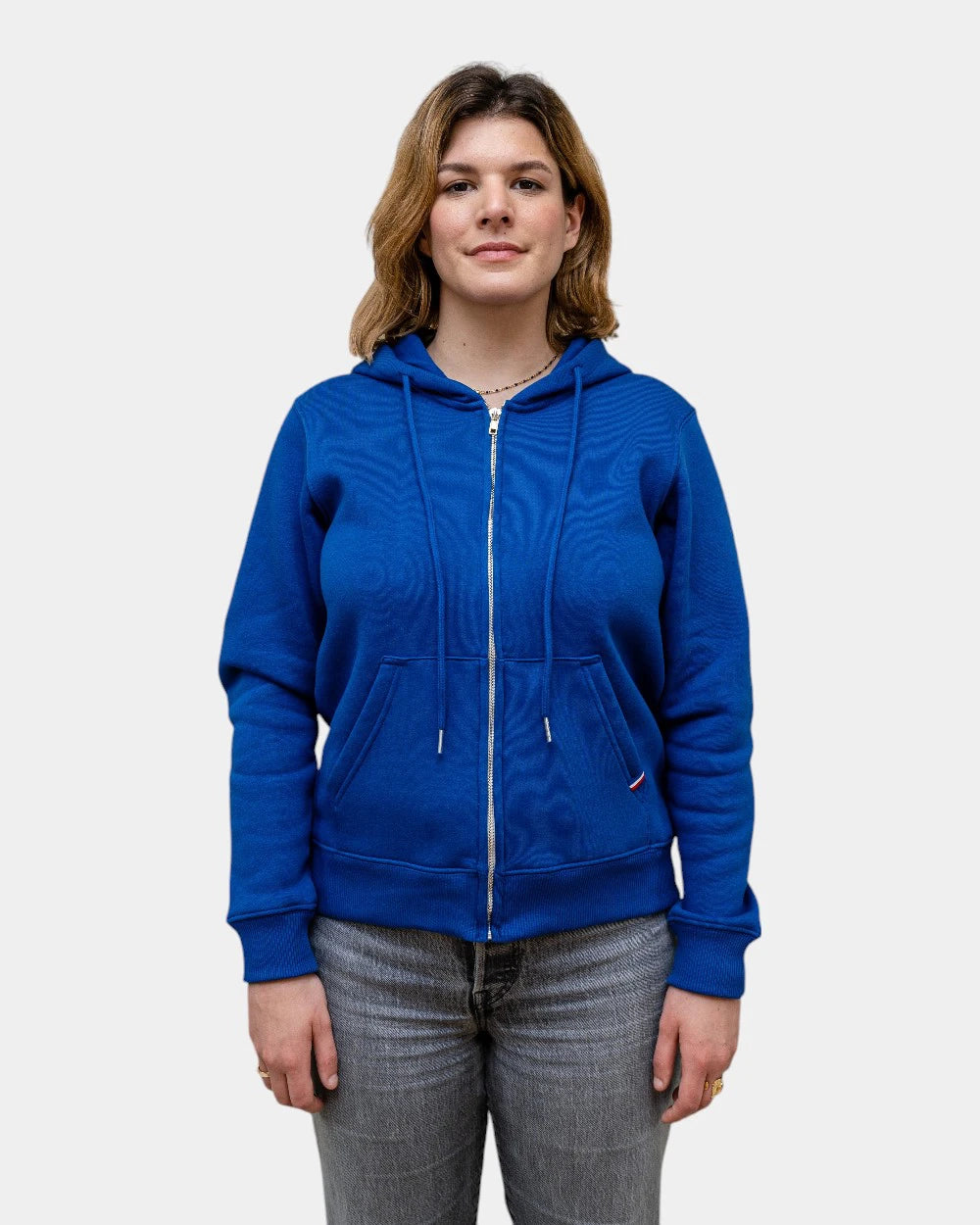 Damen-Zip-Hoodie aus Fleece zum Personalisieren - 8
