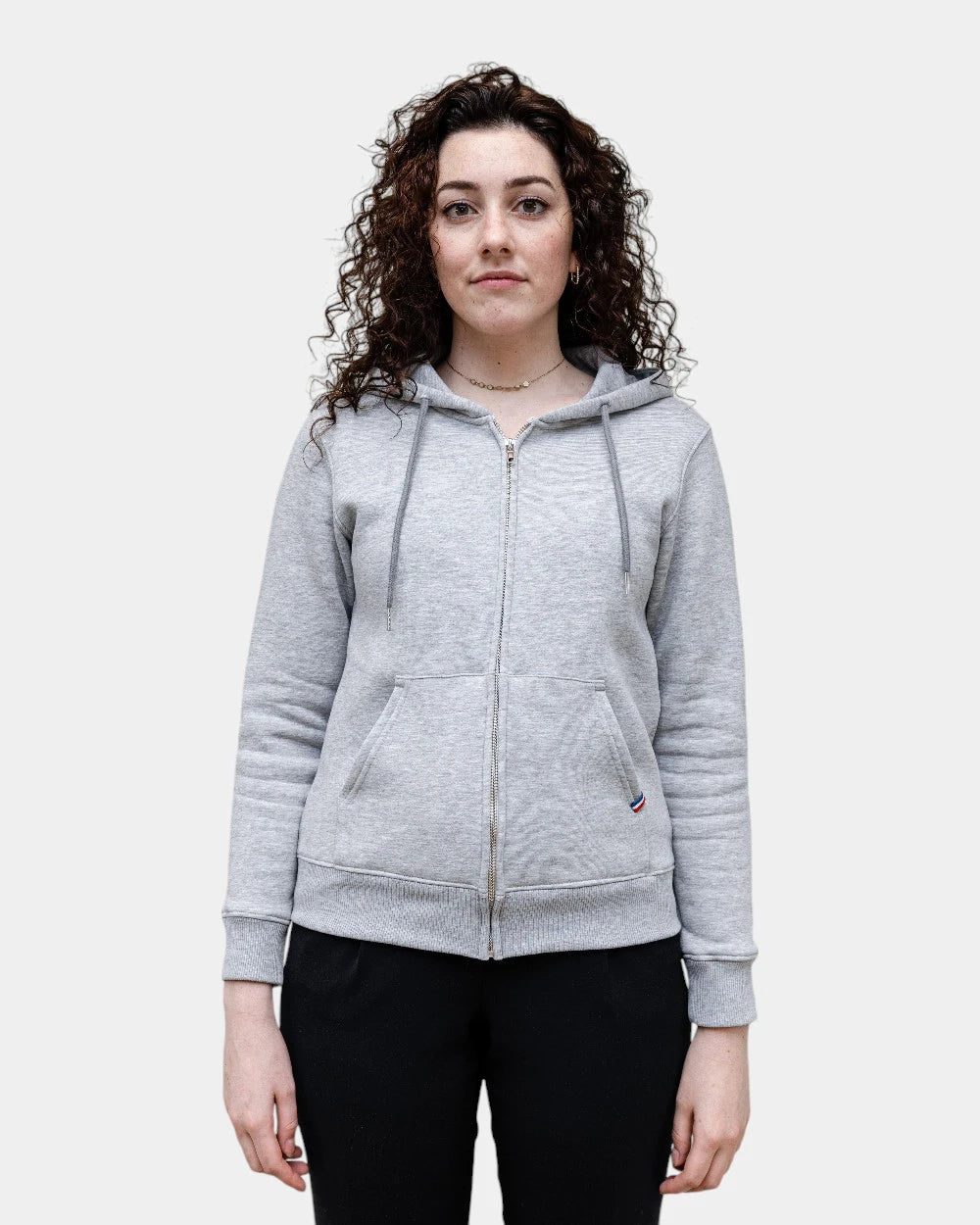 Damen-Zip-Hoodie aus Fleece zum Personalisieren - 15