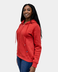 Damen-Zip-Hoodie aus Fleece zum Personalisieren - 20