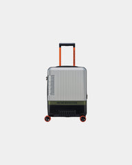 Koffer Kabine Polycarbonat 55 cm zum Personalisieren - Silber