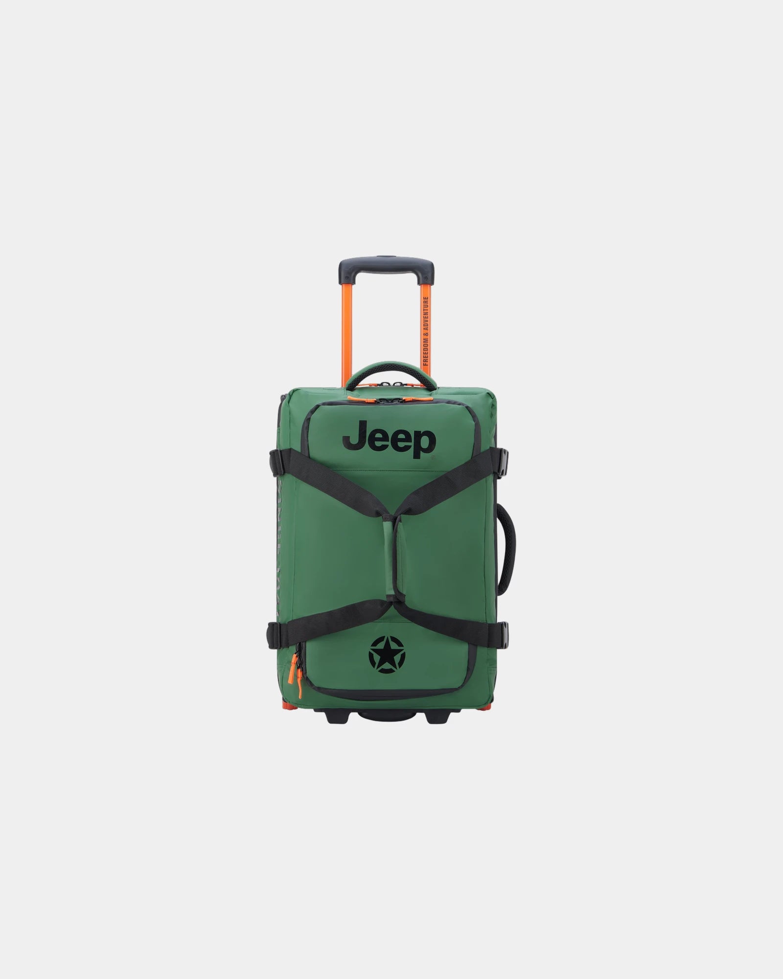 Reisetasche recycelt Jeep Trolley 55 cm zum Personalisieren - Eichengrün