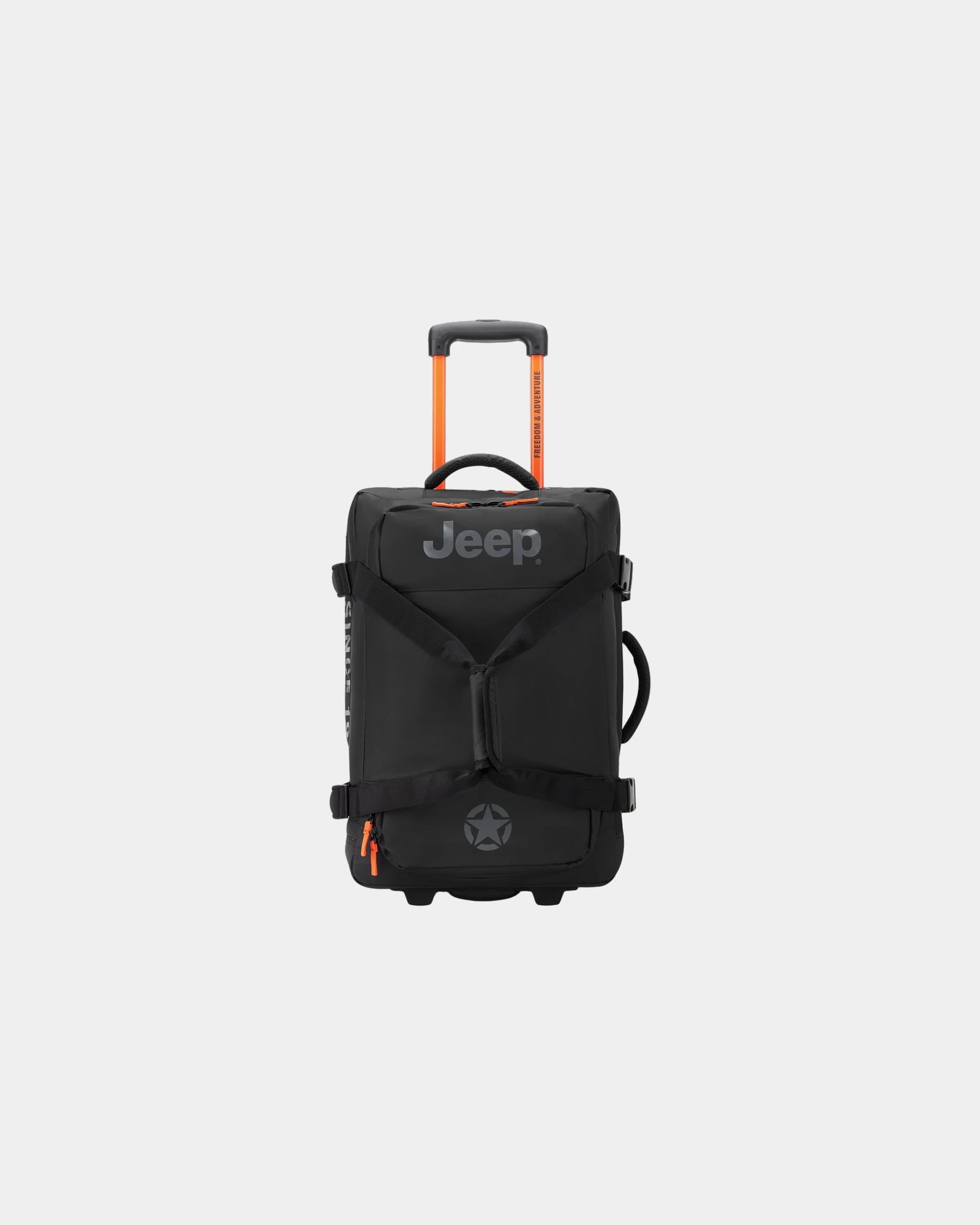 Reisetasche recycelt Jeep Trolley 55 cm zum Personalisieren - Schwarz