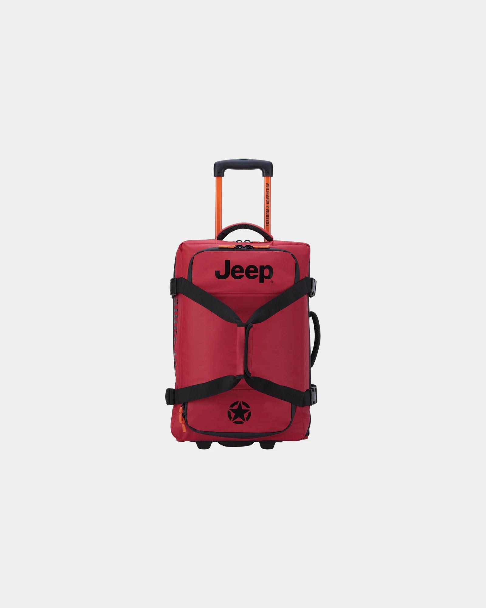 Reisetasche recycelt Jeep Trolley 55 cm zum Personalisieren - Tomate