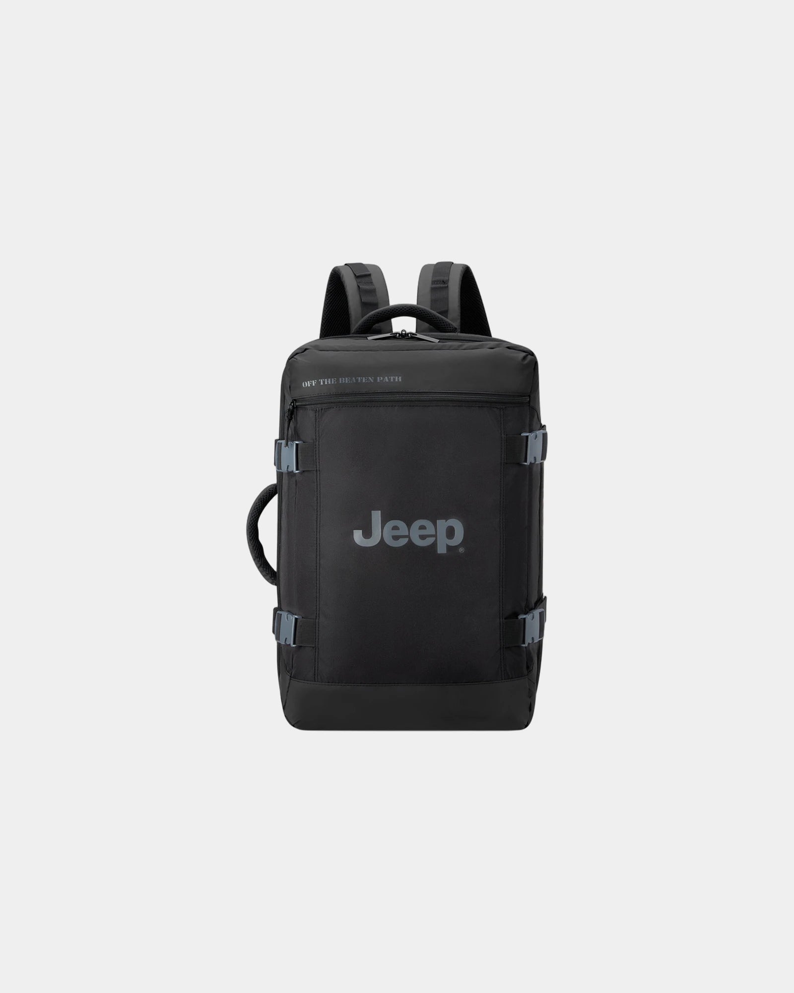 Rucksack XL recycelt Jeep JS007C zum Personalisieren - Schwarz