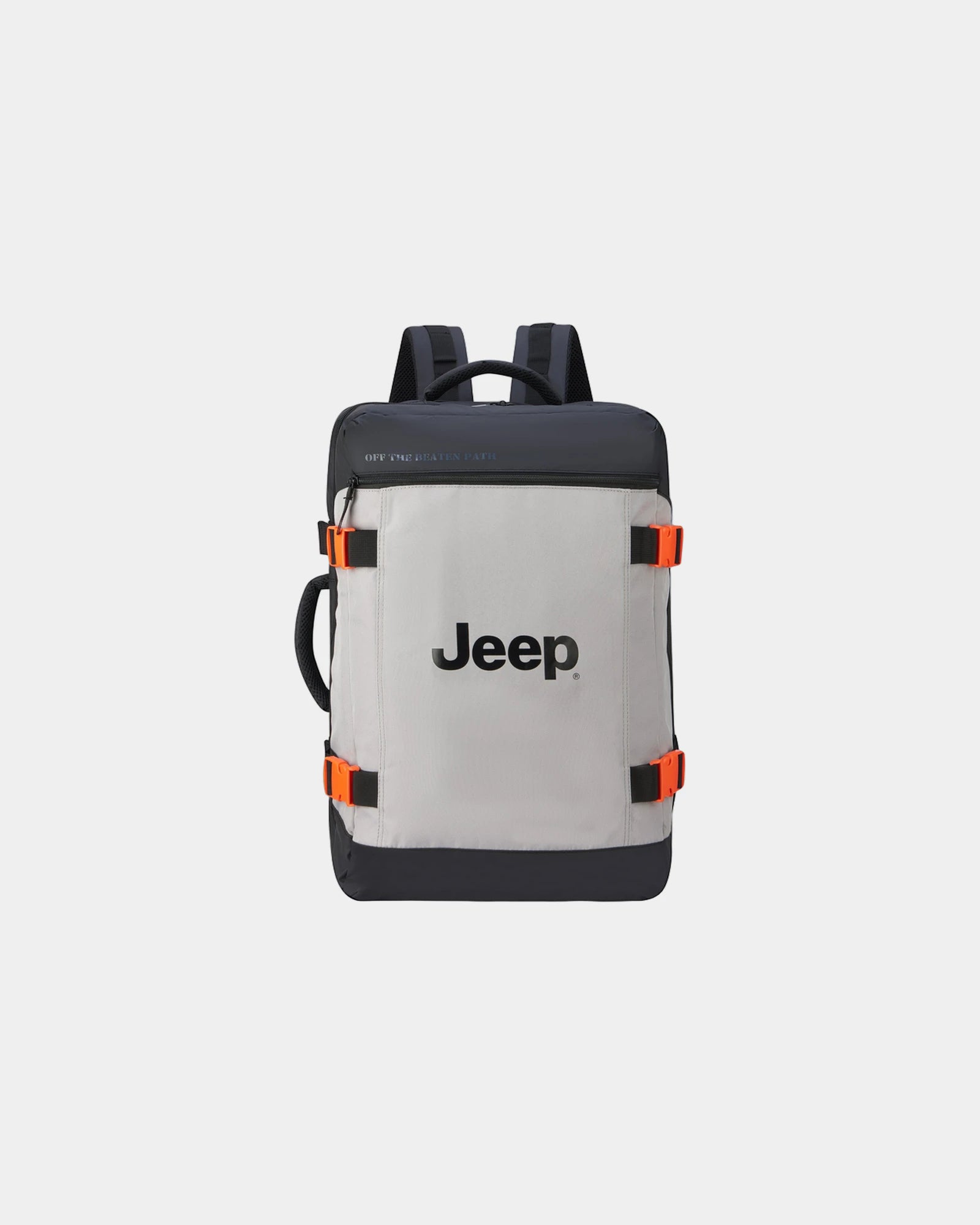 Rucksack XL recycelt Jeep JS007C zum Personalisieren - Graubraun