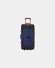 Reisetasche Trolley 73 cm recycelt zum Personalisieren - Marineblau