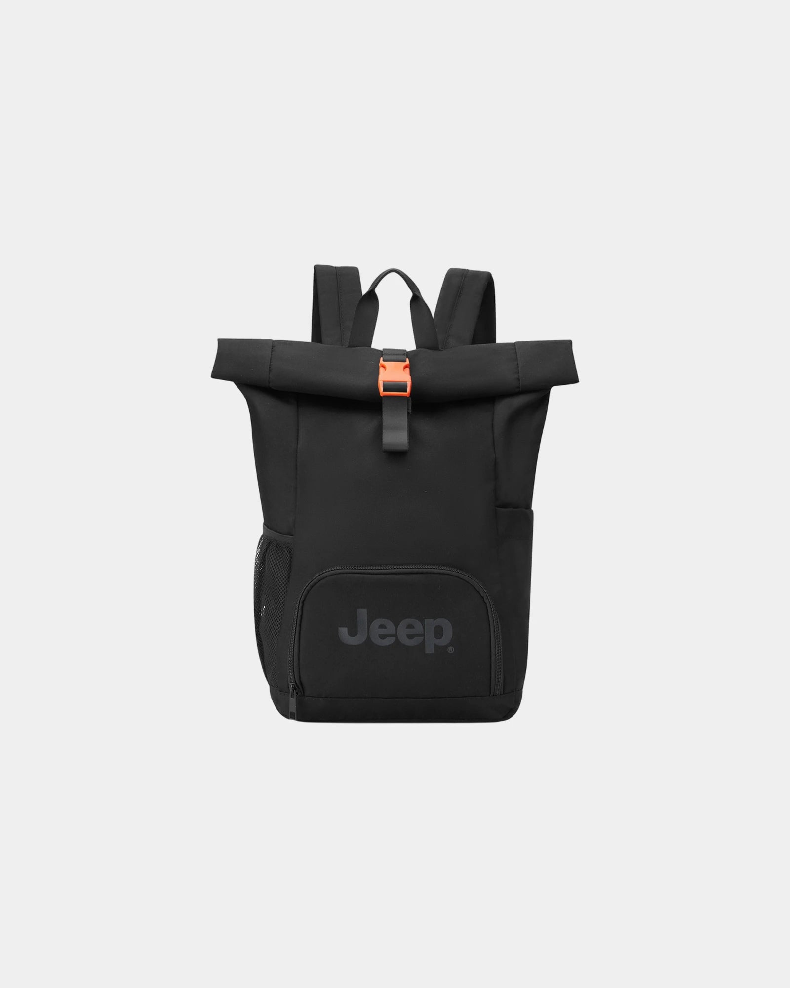 Rucksack Polyester Rolltop 23L zum Personalisieren - Schwarz