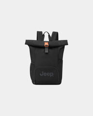 Rucksack Polyester Rolltop 23L zum Personalisieren - Schwarz