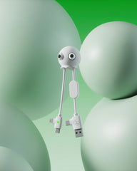 Ladegerät Kabel USB XOOPAR Jelly zum Personalisieren - 3