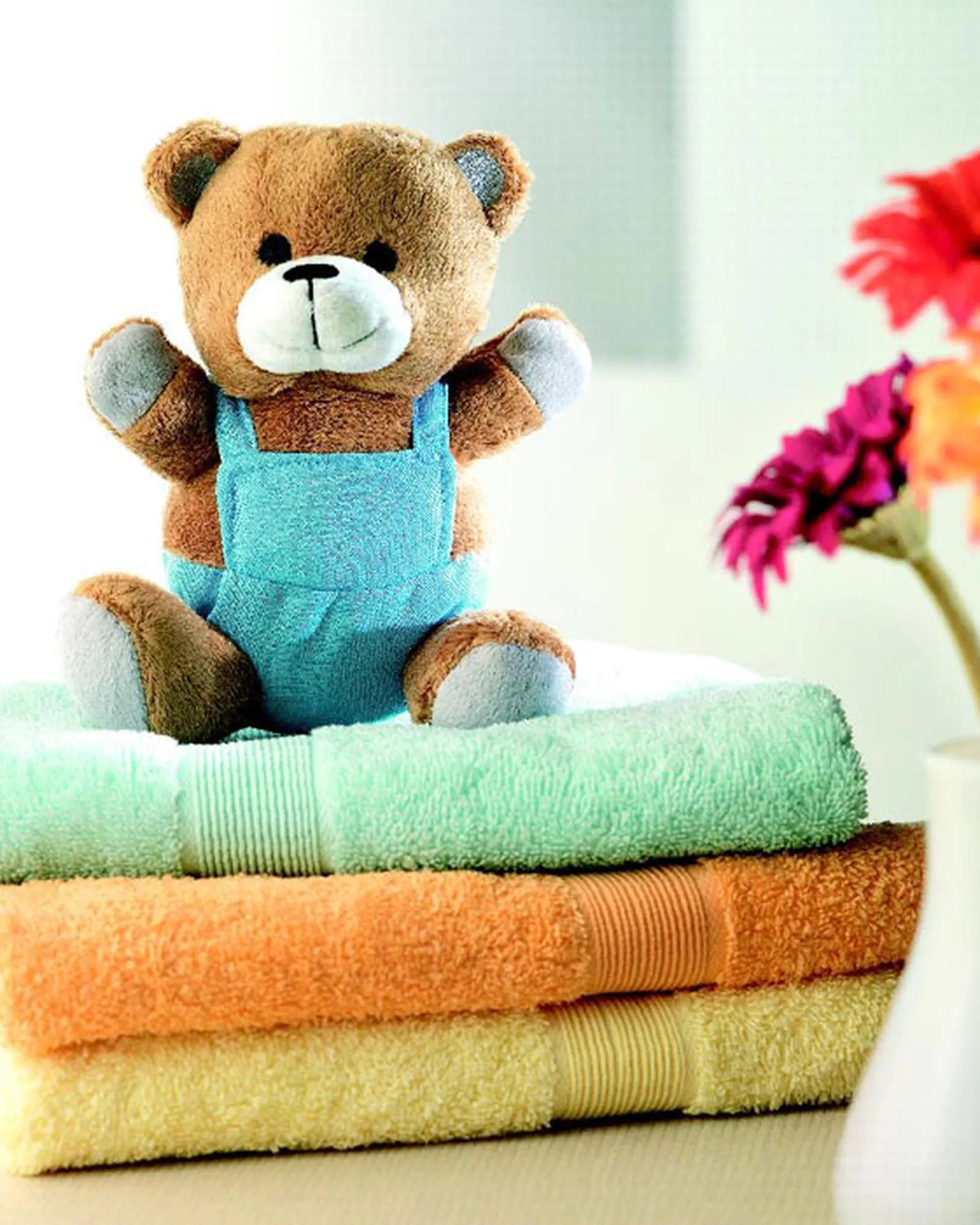 Teddybär Nico recycelt 16 cm zum Personalisieren - 1