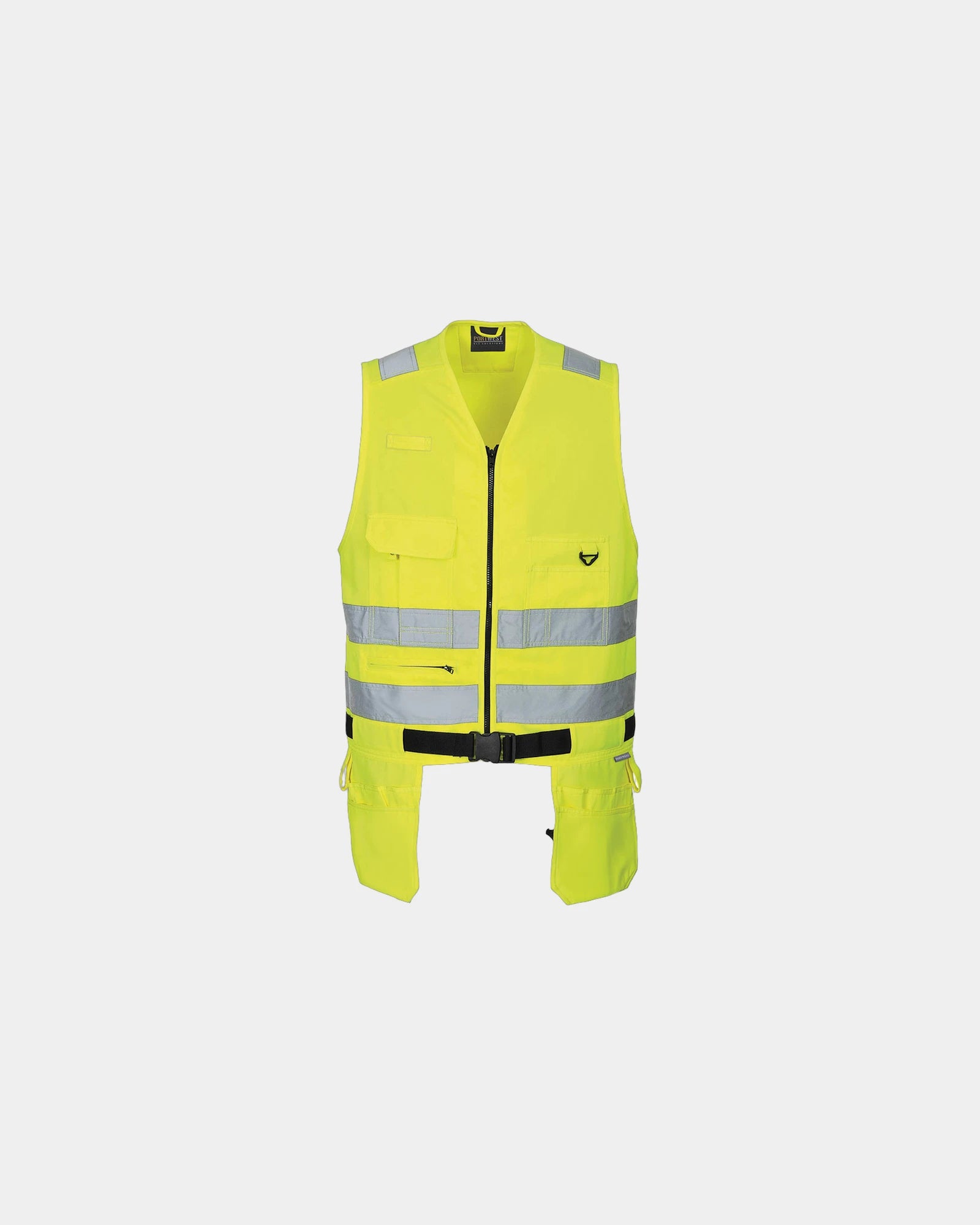 Gilet multipoches Polycoton Xenon zum Personalisieren - Gelb