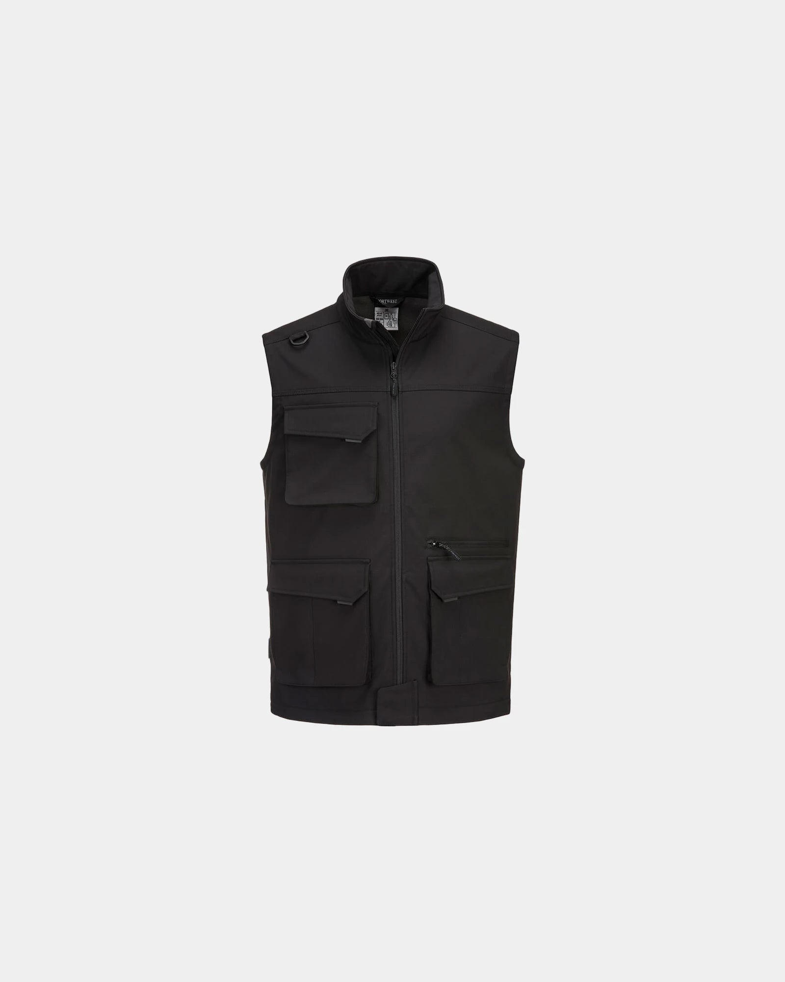Gilet Softshell KX3 3L zum Personalisieren - Schwarz-Himmelblau