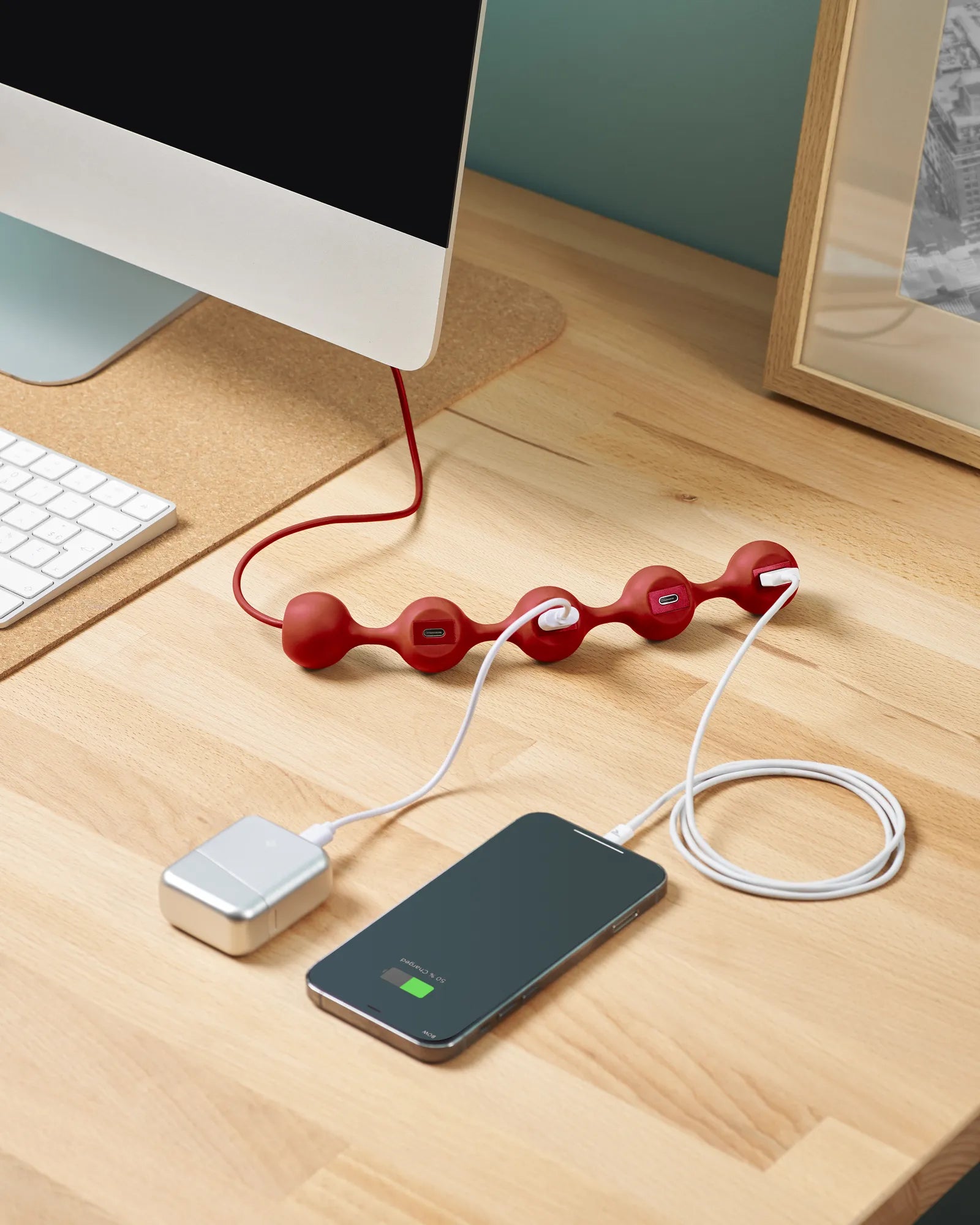 Peas Hub-C USB-C Hub Lexon zum Personalisieren - 5
