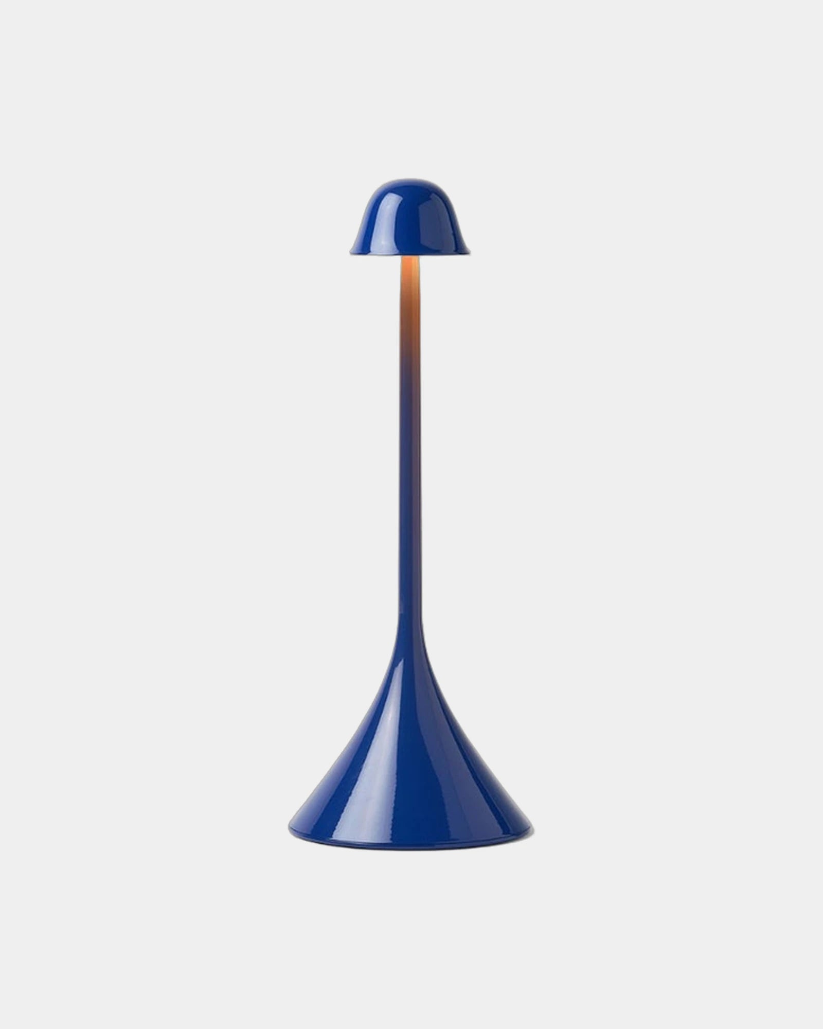 Tischlampe LED ABS Lexon Steli S - Dome zum Personalisieren - Glänzend Blau