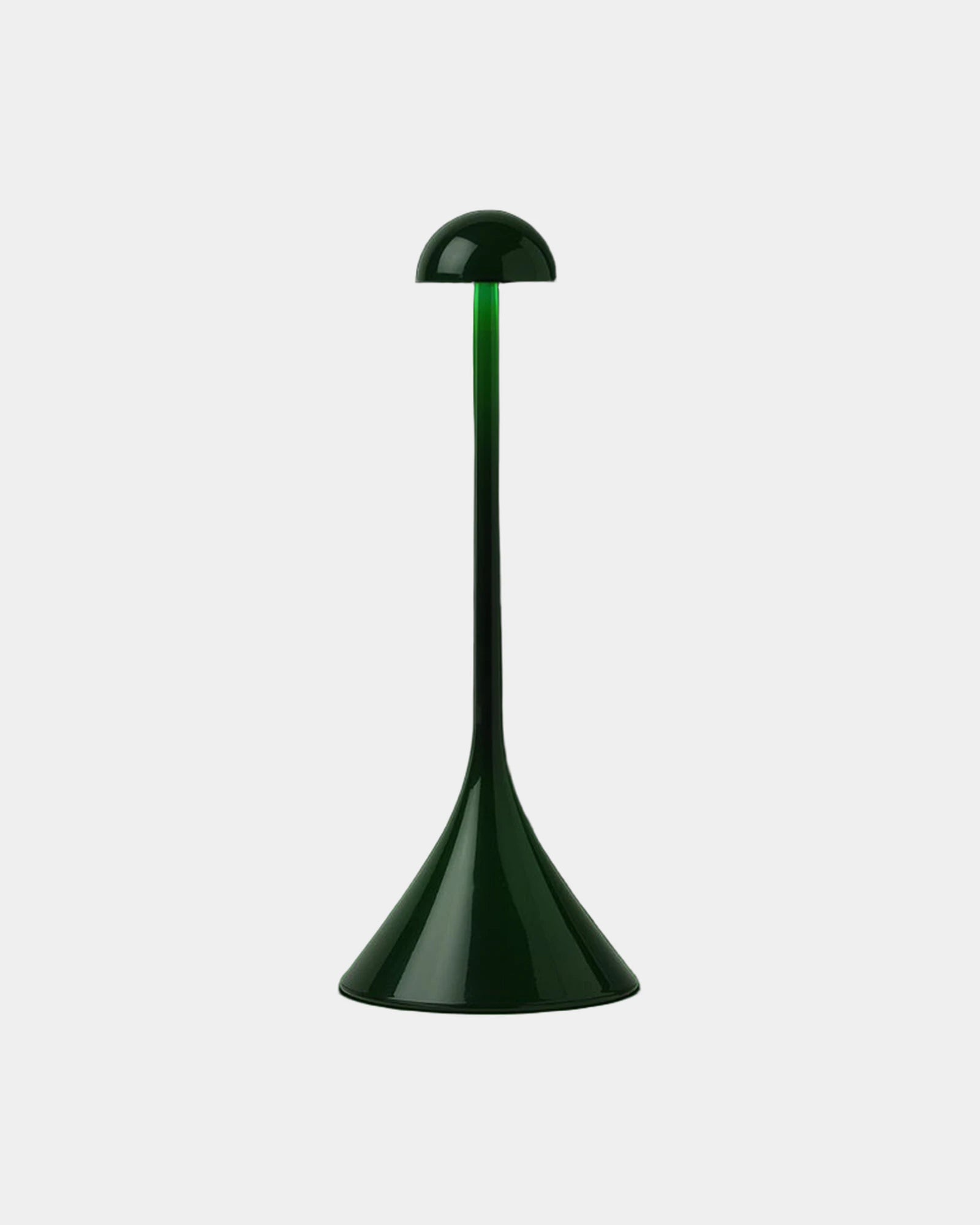 Tischlampe LED ABS Lexon Steli S - Dome zum Personalisieren - Glänzend Schwarz