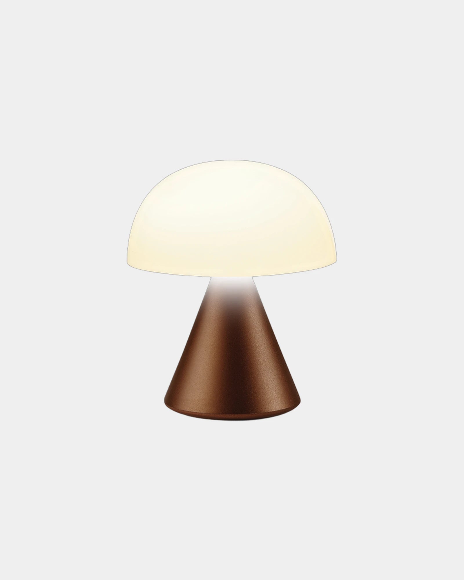 Mini Lampe LED Aluminium Lexon Mina zum Personalisieren - Bronze