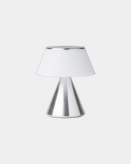 Lampe LED Aluminium Lexon LUMA M zum Personalisieren - Poliertes Aluminium