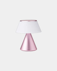 Lampe LED Aluminium Lexon LUMA M zum Personalisieren - Hellrosa