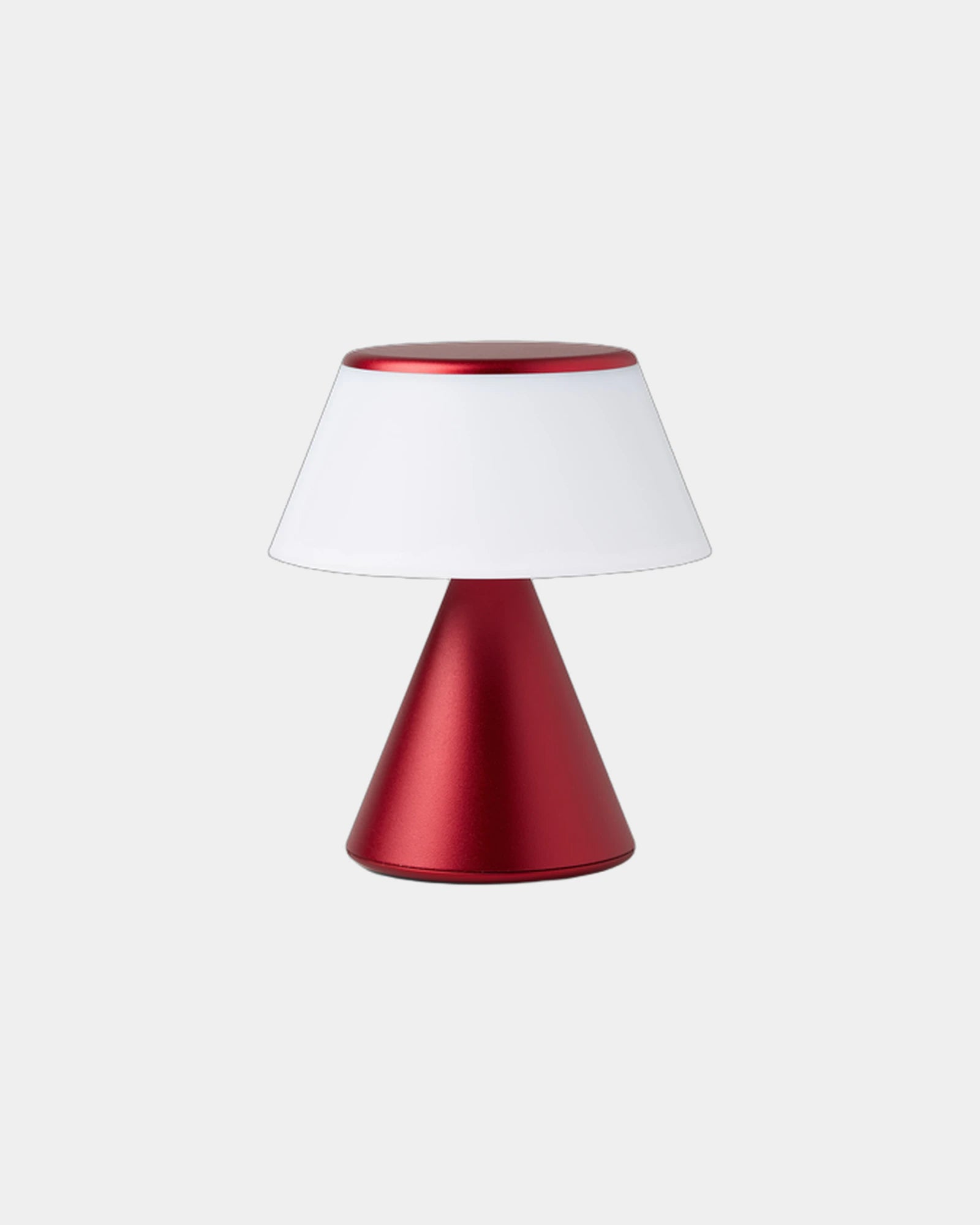 Lampe LED Aluminium Lexon LUMA M zum Personalisieren - Dunkelrot