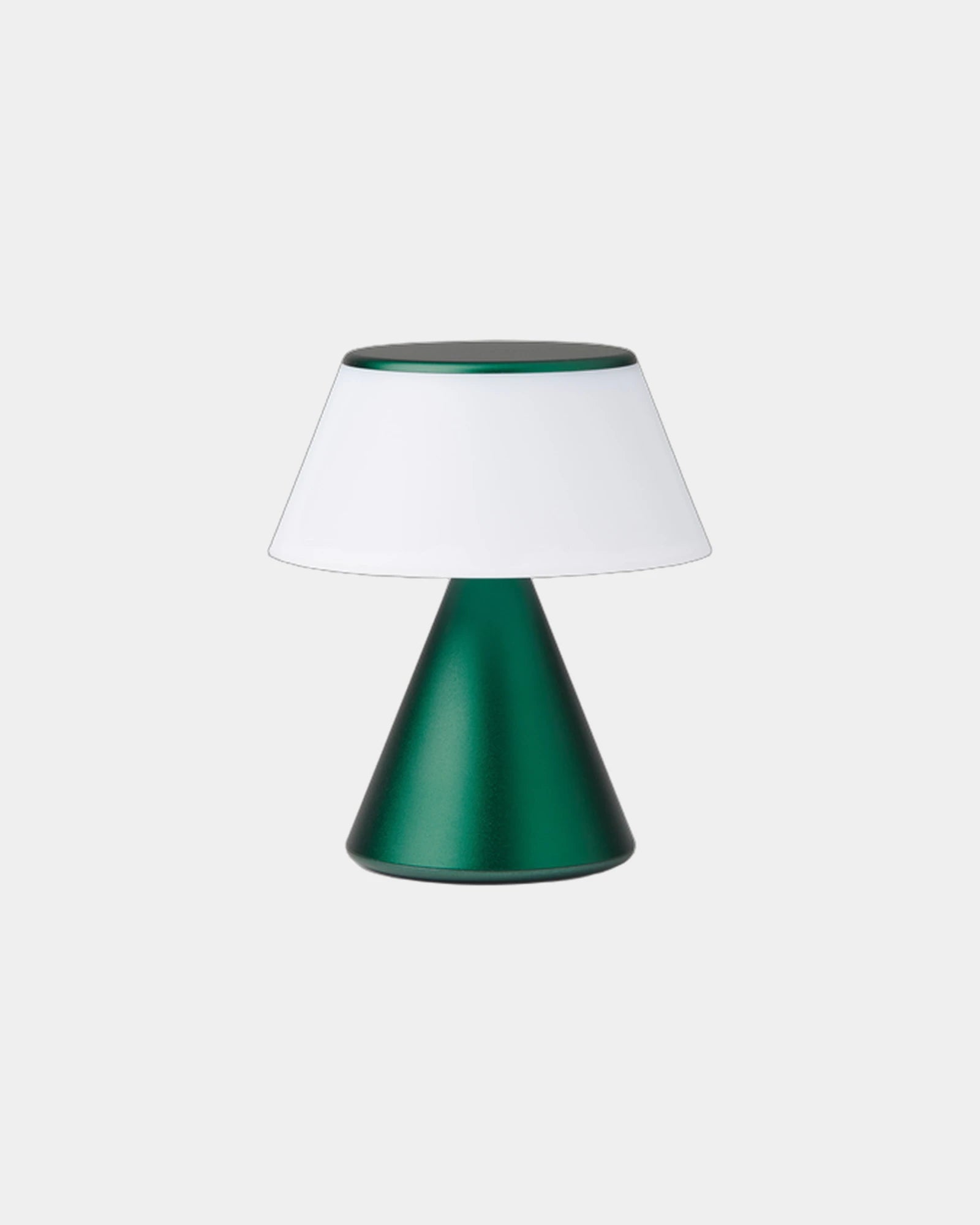 Lampe LED Aluminium Lexon LUMA M zum Personalisieren - Dunkelgrün
