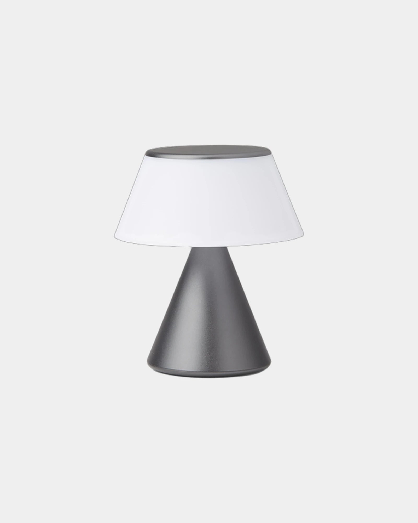Lampe LED Aluminium Lexon LUMA M zum Personalisieren - Gun Metal