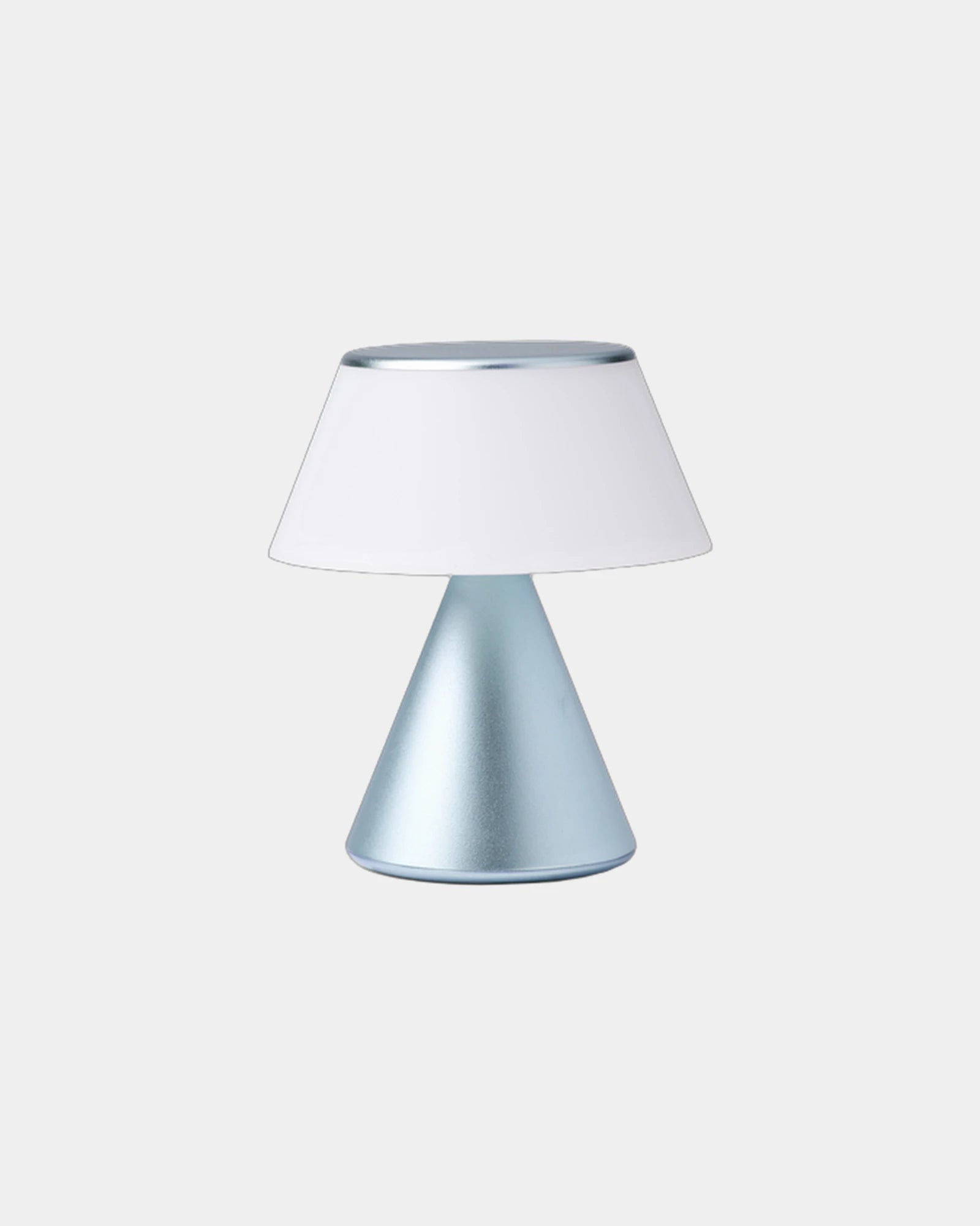 Lampe LED Aluminium Lexon LUMA M zum Personalisieren - Hellblau
