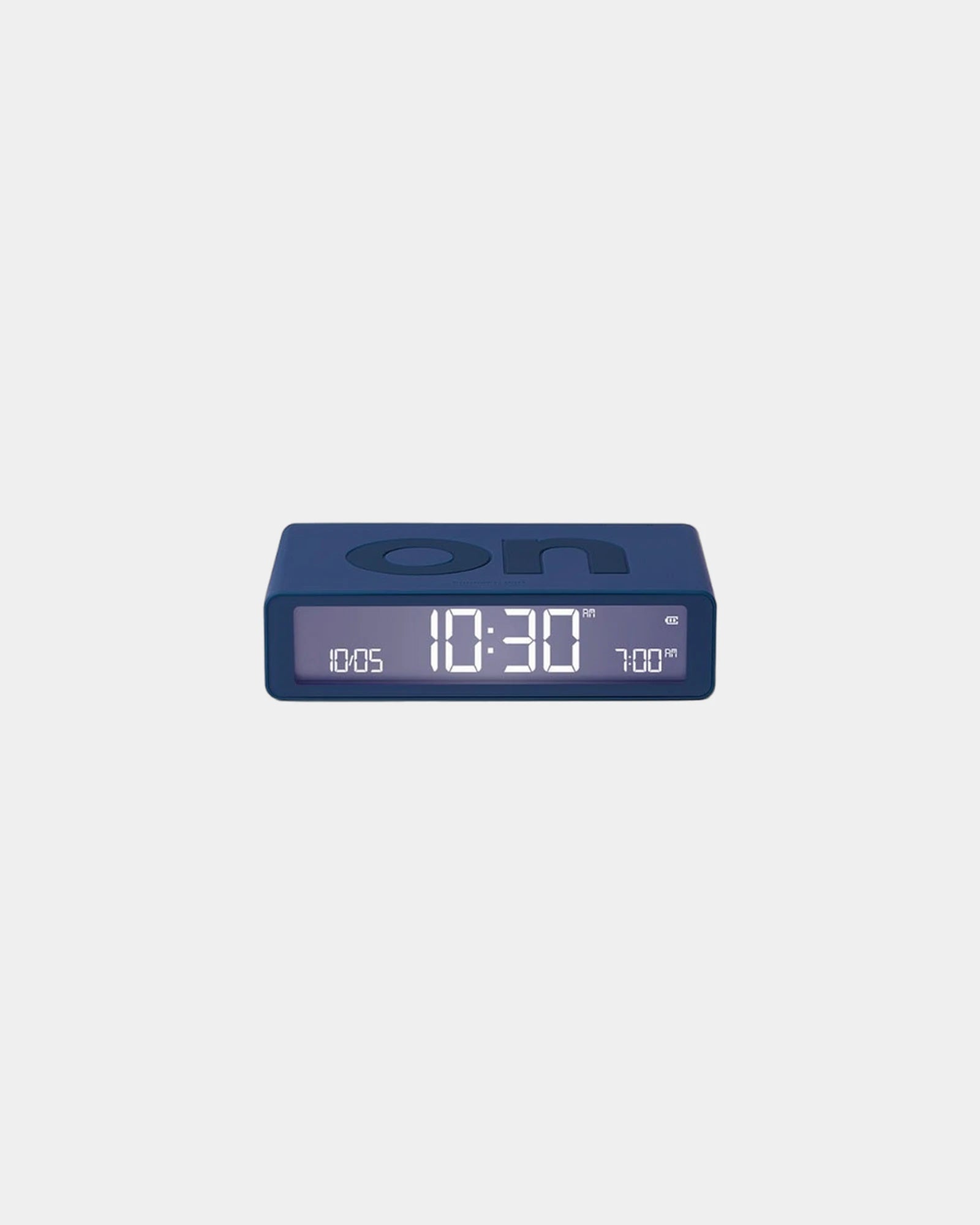 Wecker LCD Flip Classic Lexon zum Personalisieren - Dunkelblau