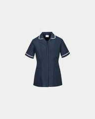 Tunika Stretch Polyester 65% zum Personalisieren - Marineblau