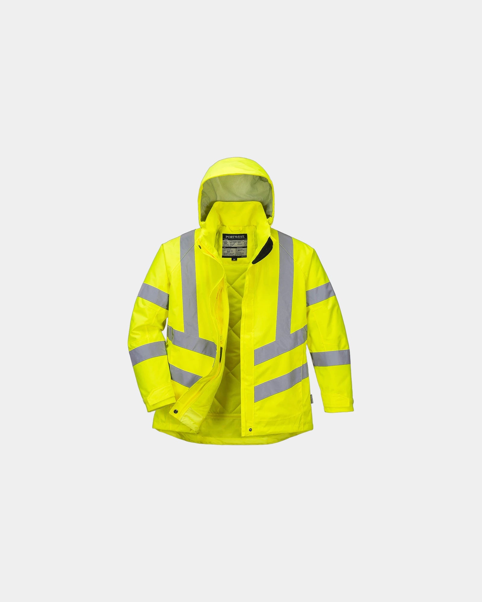 Parka Winter Damen Hi-Vis 65% Polyester zum Personalisieren - Gelb