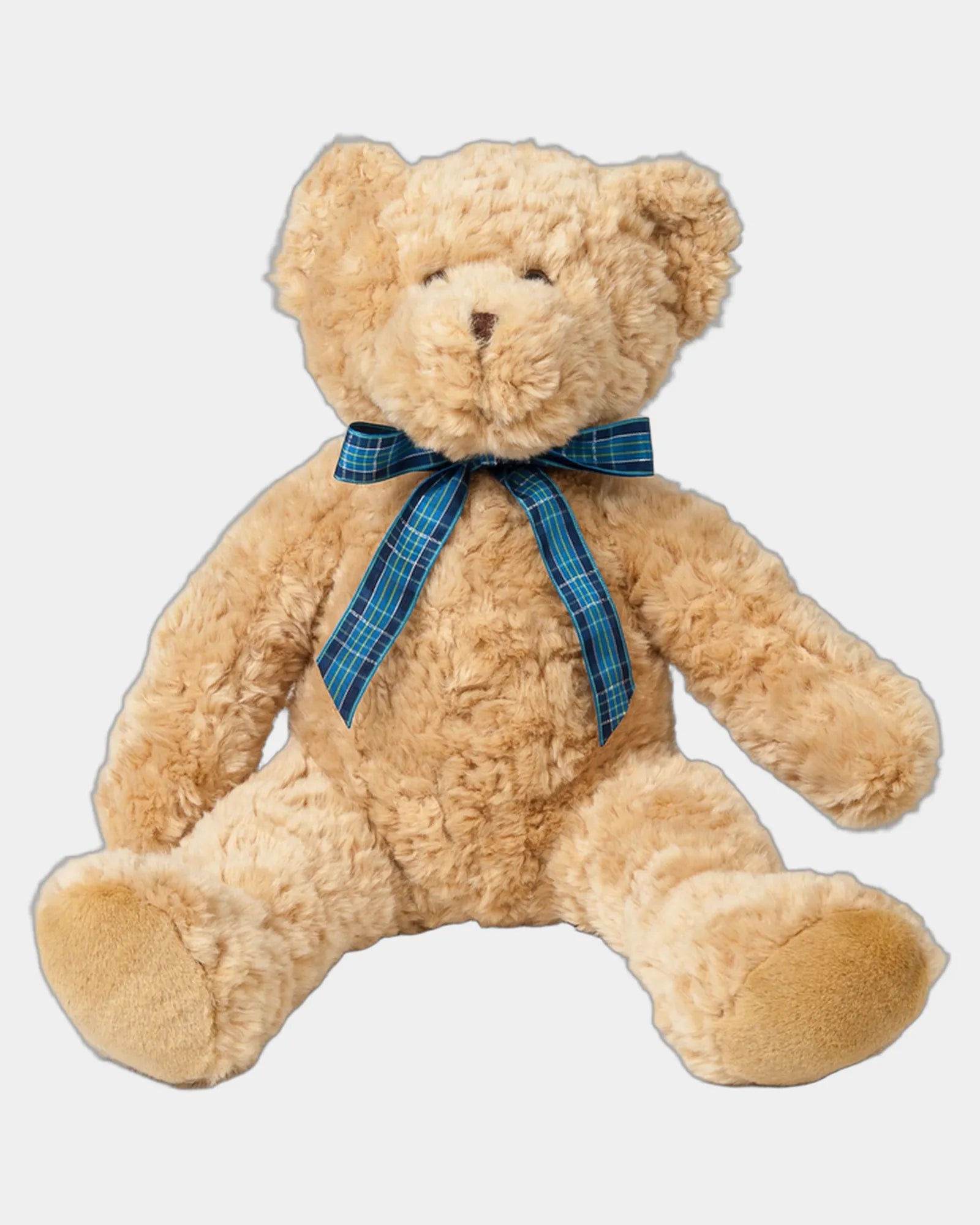Kinder-Teddybär mit Tartan-Schleife zum Personalisieren - 2