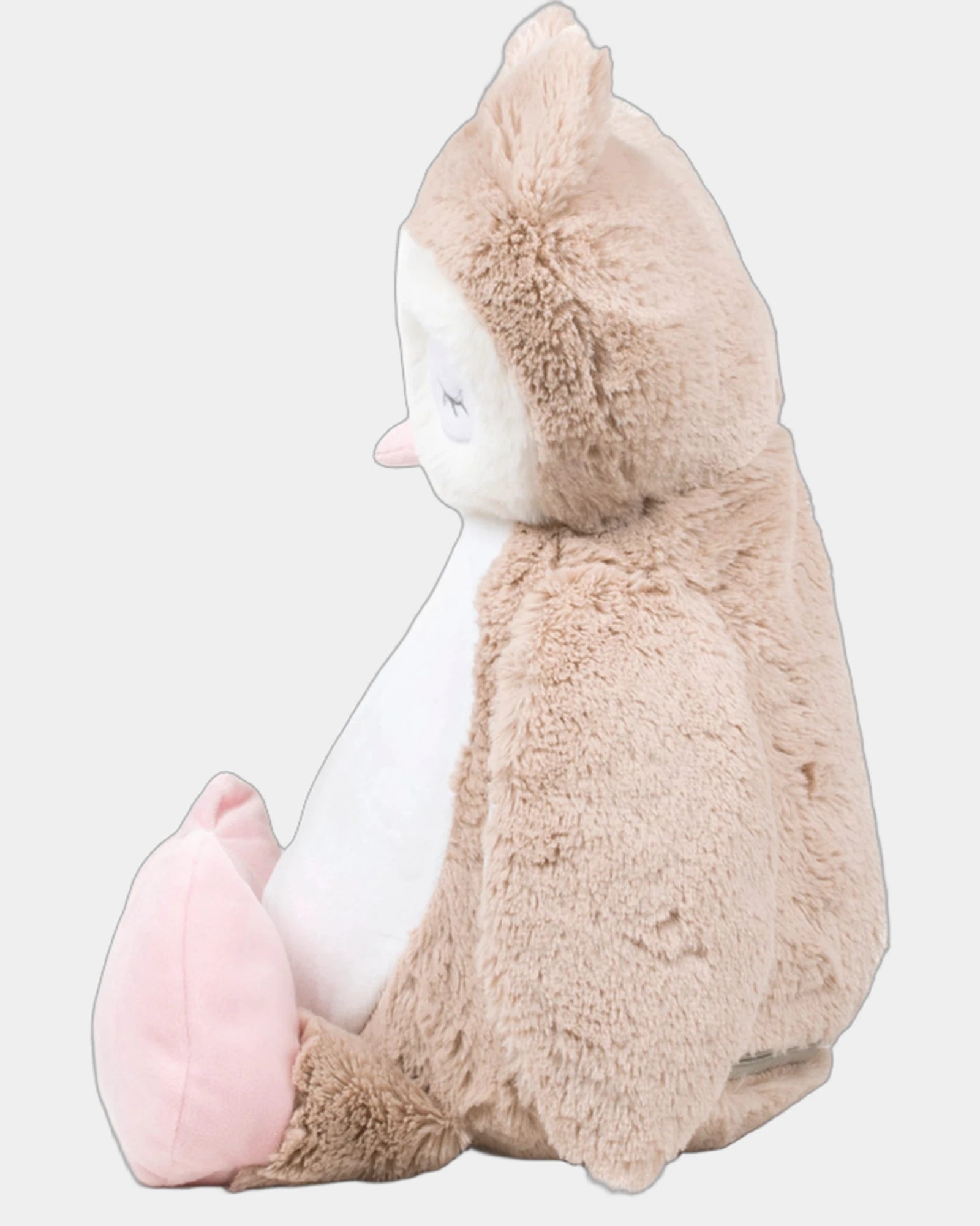 Kuscheltier Eule mit Reißverschluss 40 cm zum Personalisieren - 2