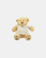 Kuscheltier Bär Honey mit Samt-T-Shirt zum Personalisieren - Braun