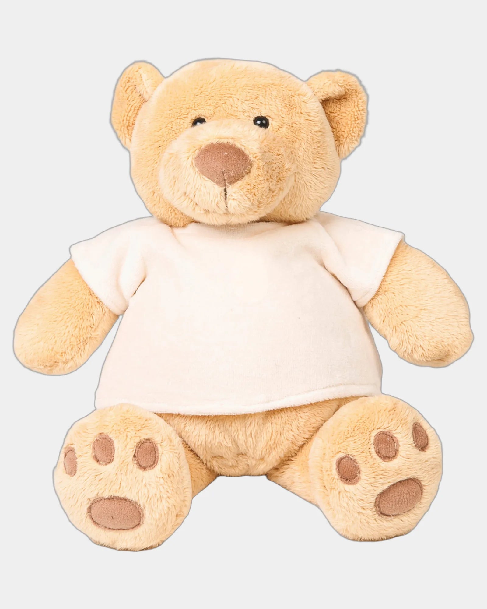 Kuscheltier Bär Honey mit Samt-T-Shirt zum Personalisieren - 2