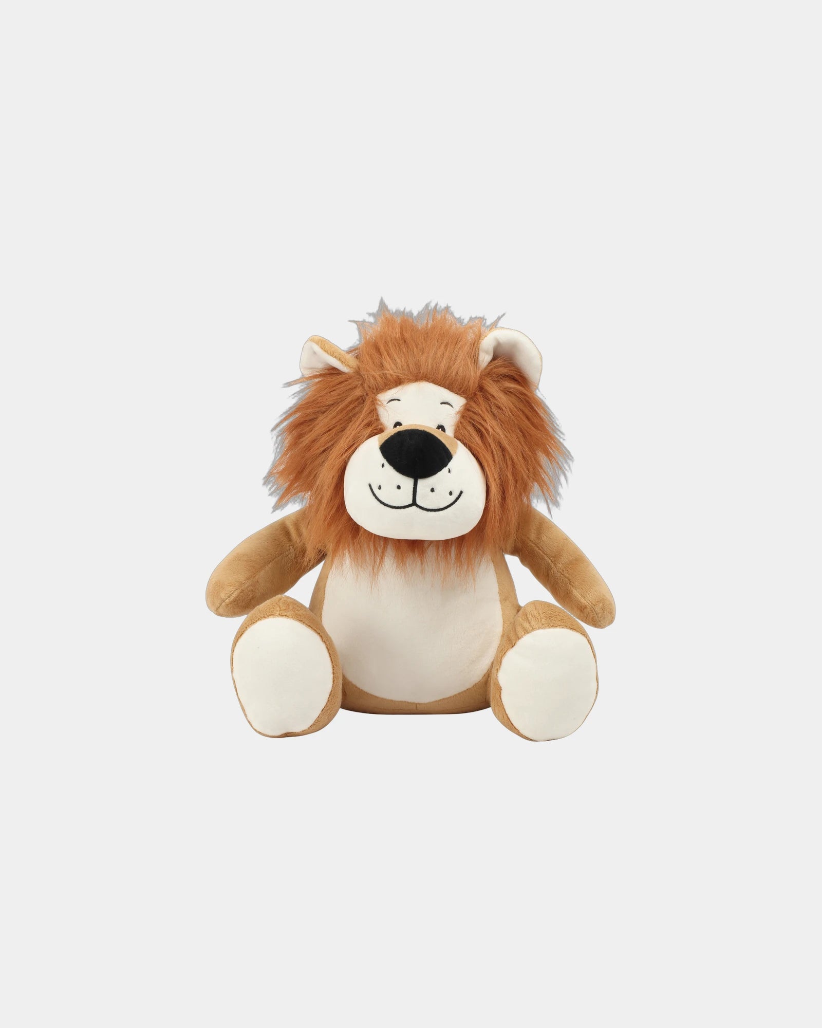 Kuscheltier Löwe mit Reißverschluss zum Personalisieren - Braun