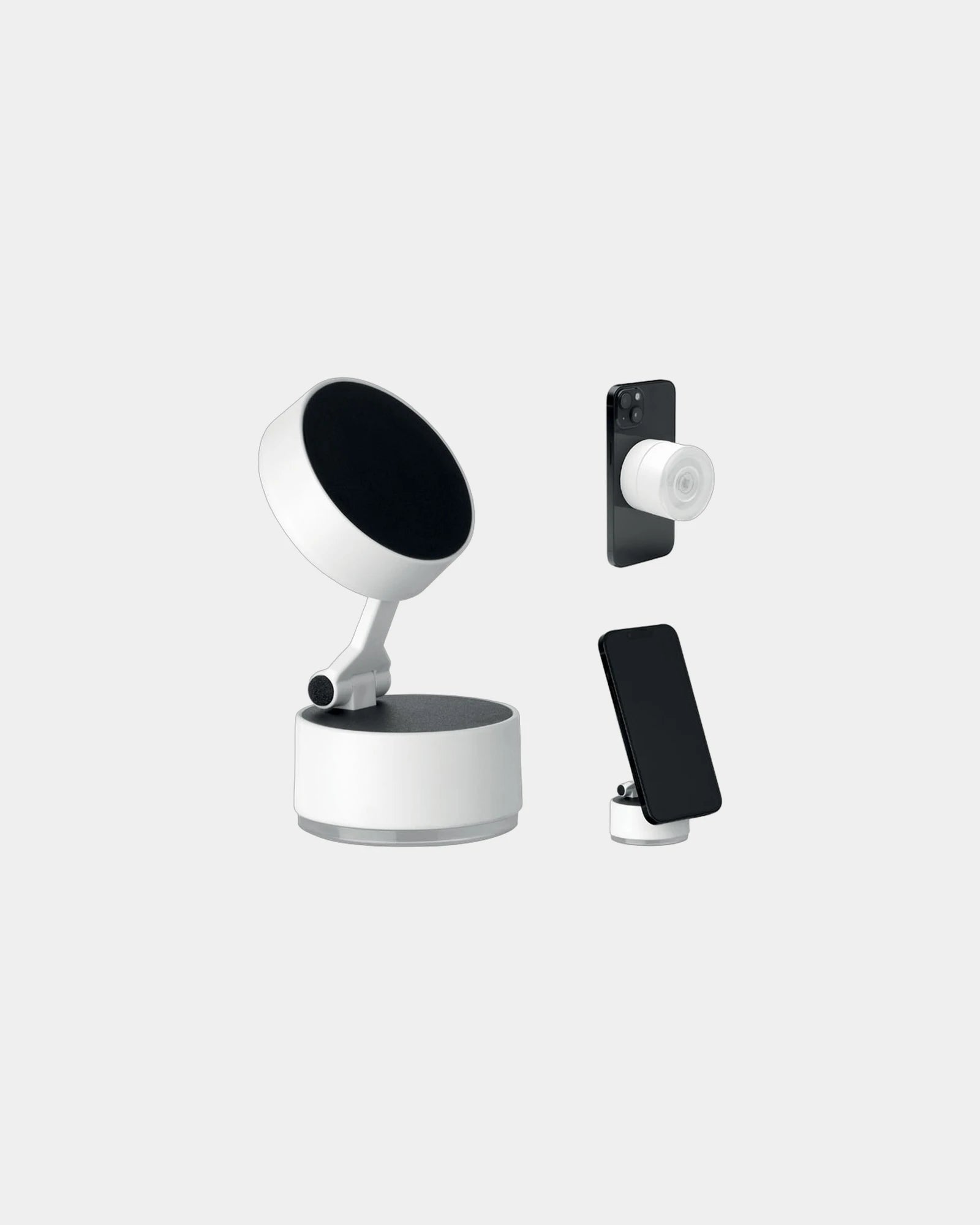 Handy-Halterung magnetisch ABS Magphone zum Personalisieren - Weiß