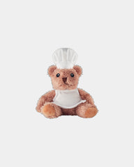 Kuscheltier Teddybär Koch mit Kochmütze zum Personalisieren - Weiß