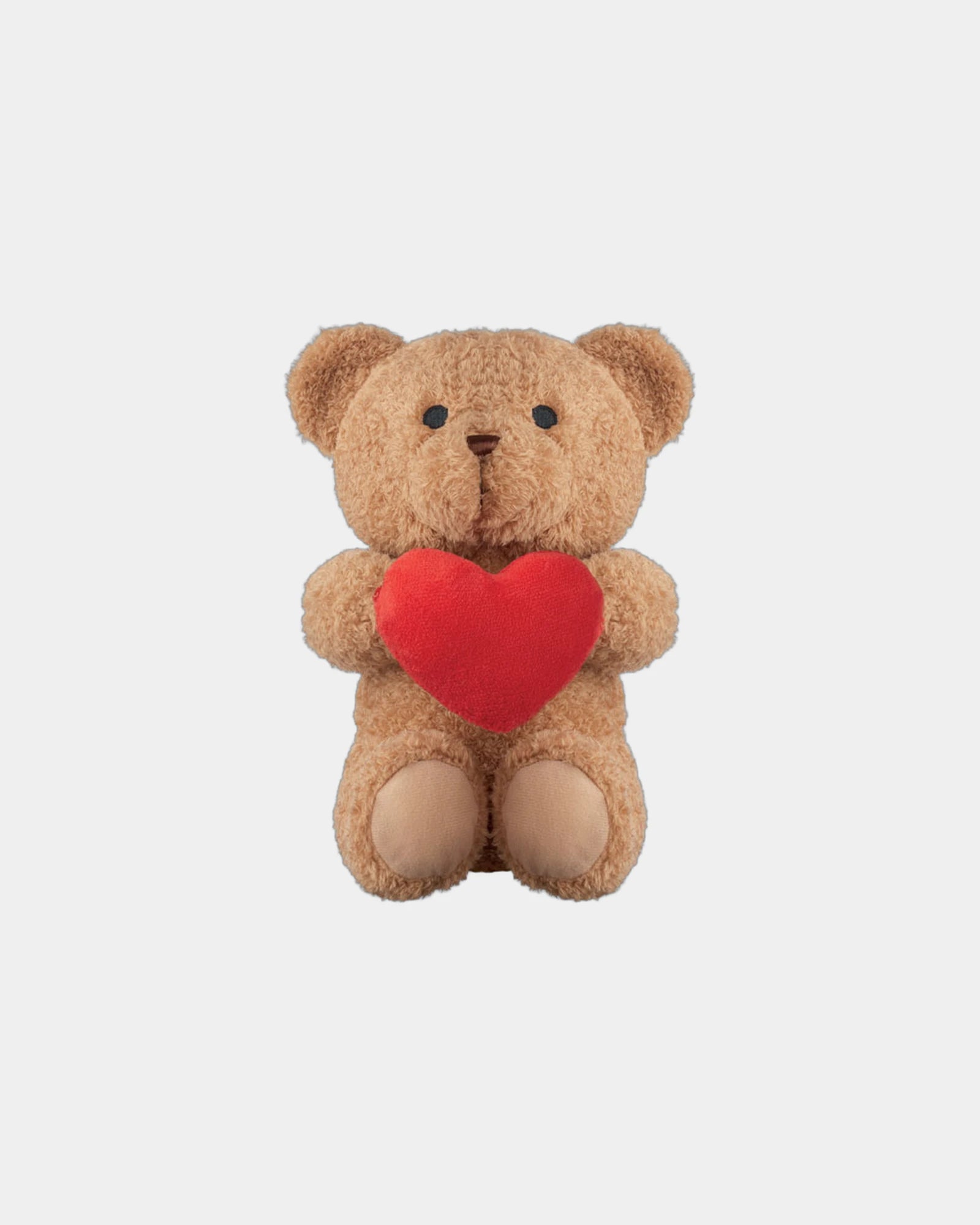 Plüschbär Polyester 23 cm mit Herz zum Personalisieren - Rot