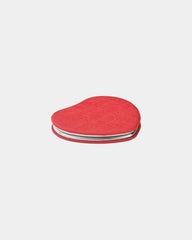 Taschenspiegel Herzform PU magnetisch zum Personalisieren - 1