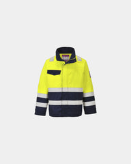 Veste Hi-Vis MODAFLAME zum Personalisieren - Gelb-Marineblau