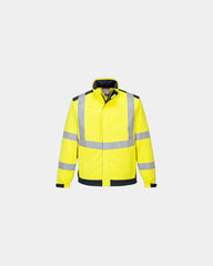 Veste Softshell Modaflame zum Personalisieren - Gelb-Marineblau
