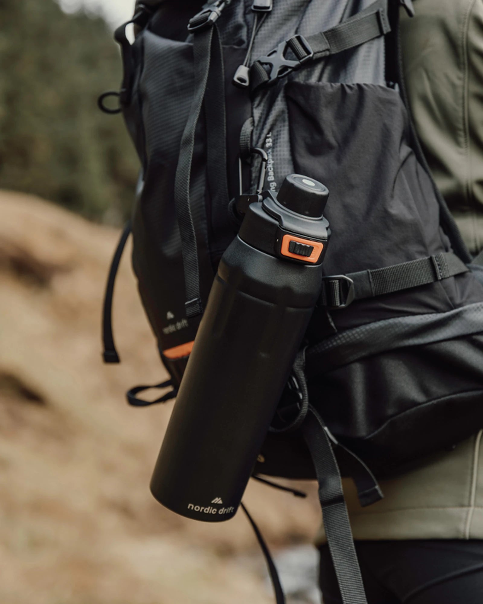 Isolierflasche Edelstahl Nordic Drift Trail zum Personalisieren - 9