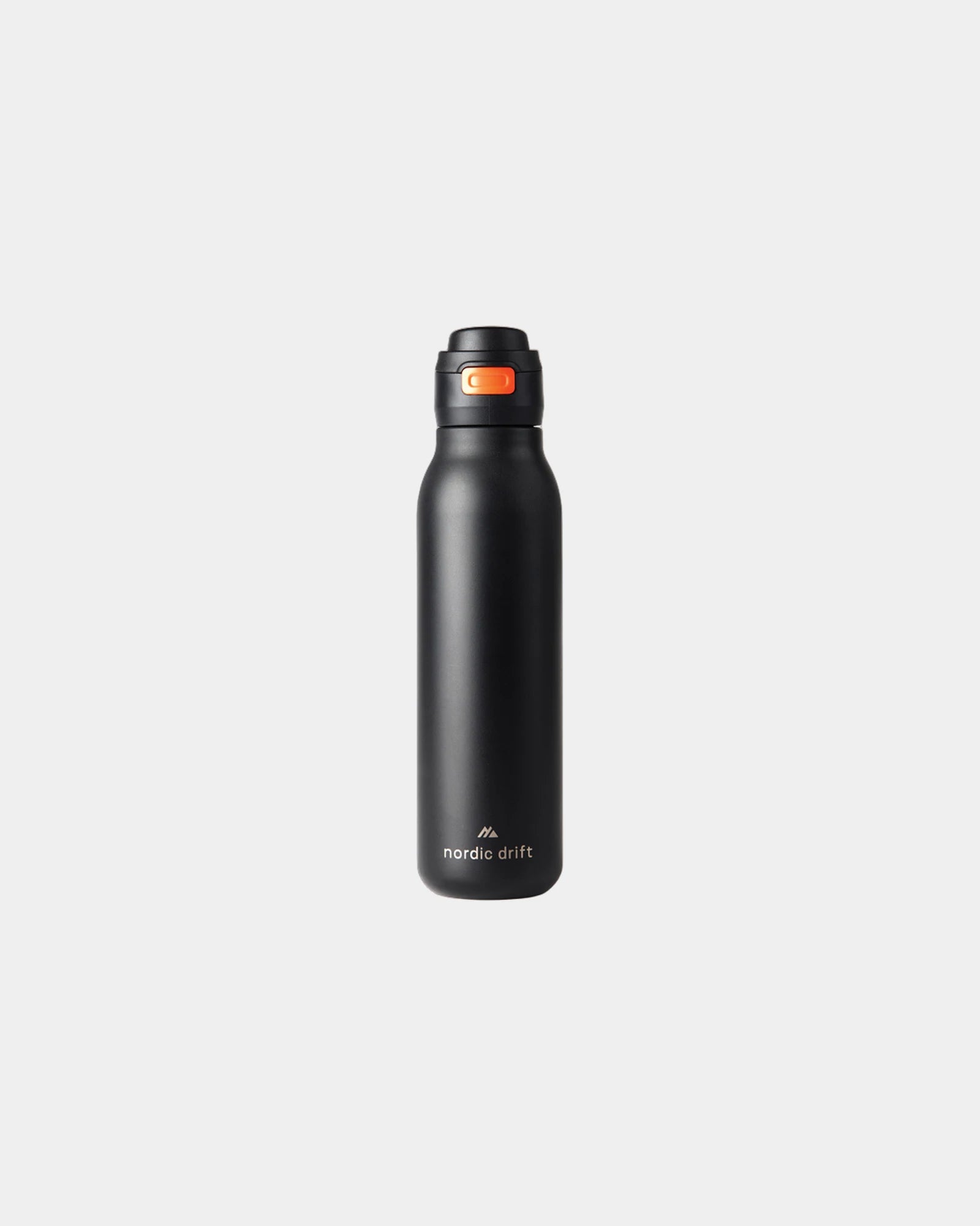 Trinkflasche recycelt Nordic Drift 750ml zum Personalisieren - Schwarz